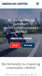 Mobile Screenshot of hoiden-mc.no