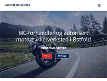 Tablet Screenshot of hoiden-mc.no